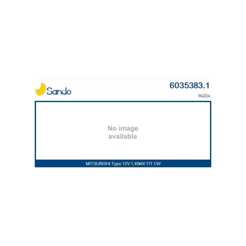 Démarreur SANDO 6035383.1