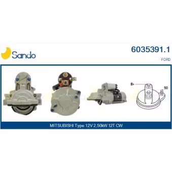 Démarreur SANDO 6035391.1