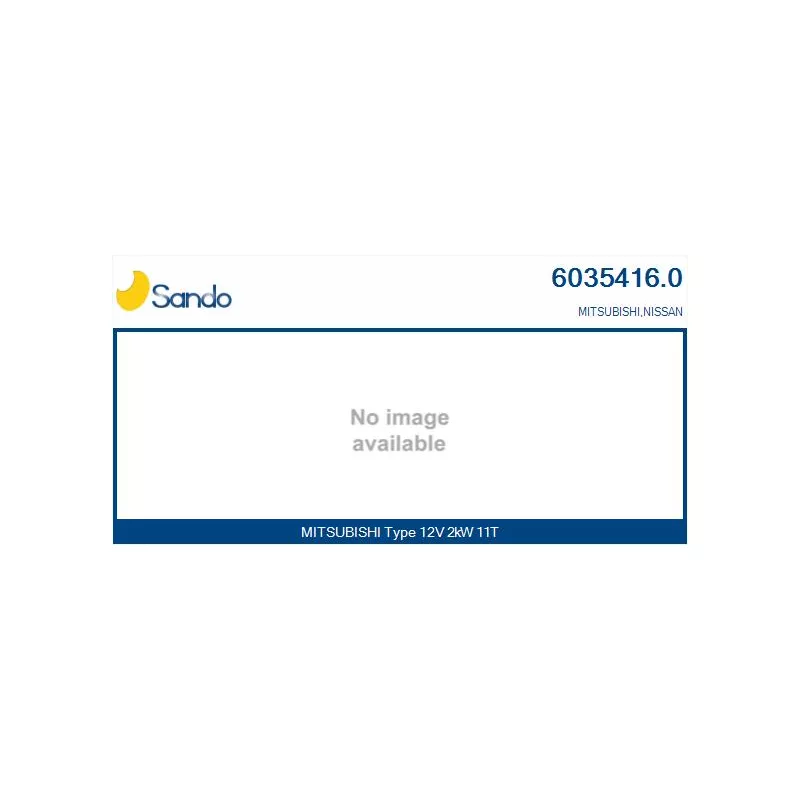 Démarreur SANDO 6035416.0