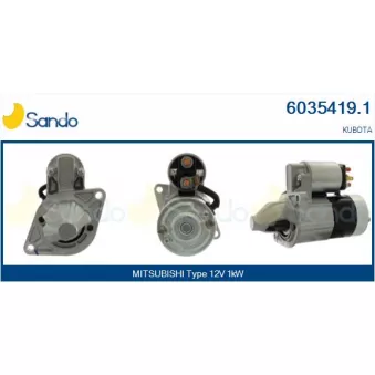 Démarreur SANDO 6035419.1