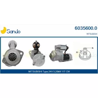 Démarreur SANDO 6035600.0