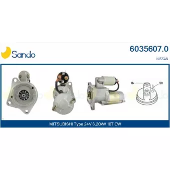Démarreur SANDO 6035607.0