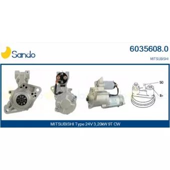 Démarreur SANDO 6035608.0