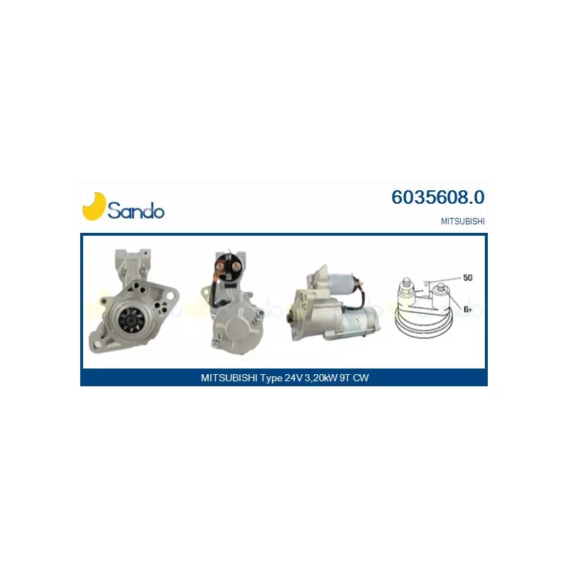 Démarreur SANDO 6035608.0