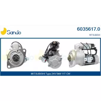 Démarreur SANDO 6035617.0