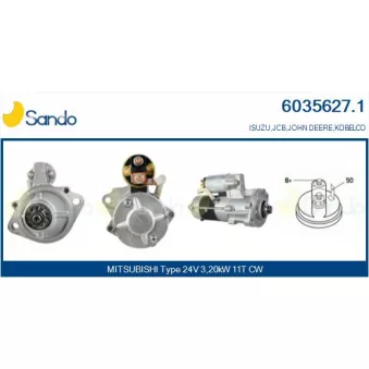 Démarreur SANDO 6035627.1