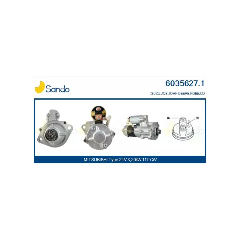 Démarreur SANDO 6035627.1