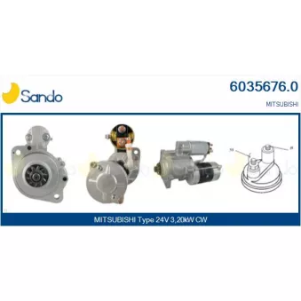 Démarreur SANDO 6035676.0