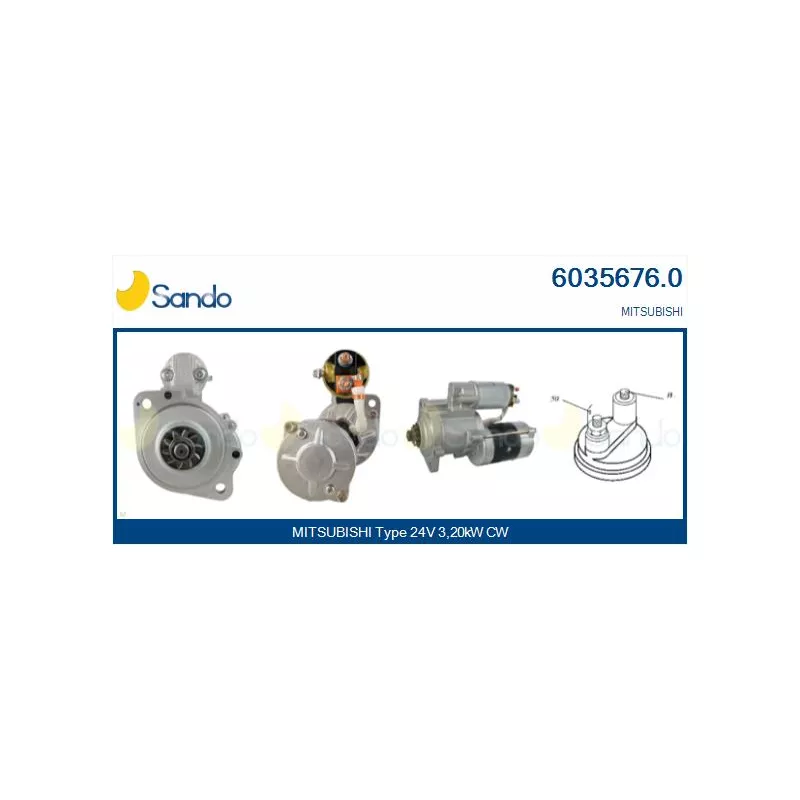 Démarreur SANDO 6035676.0