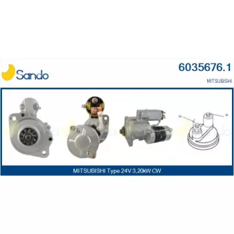 Démarreur SANDO 6035676.1
