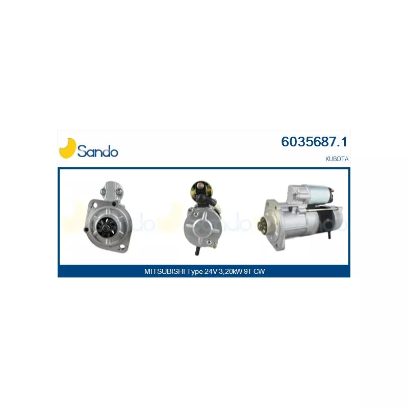 Démarreur SANDO 6035687.1