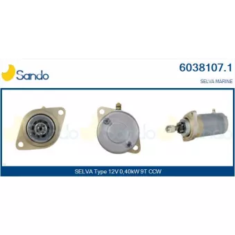 Démarreur SANDO 6038107.1