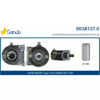 Démarreur SANDO 6038137.0