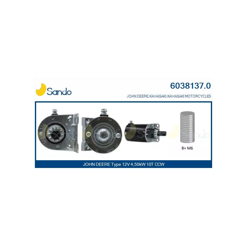 Démarreur SANDO 6038137.0