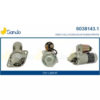 Démarreur SANDO 6038143.1