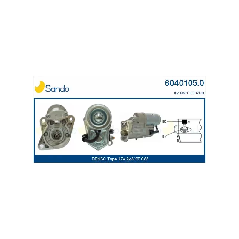 Démarreur SANDO 6040105.0
