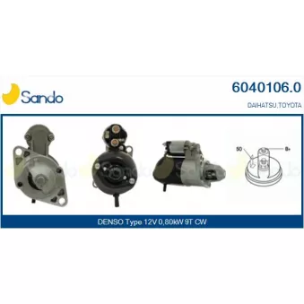 Démarreur SANDO 6040106.0