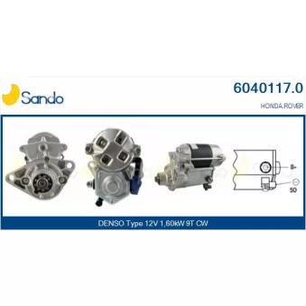 Démarreur SANDO 6040117.0
