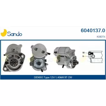 Démarreur SANDO 6040137.0