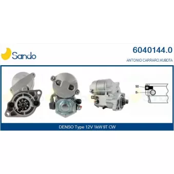 Démarreur SANDO 6040144.0