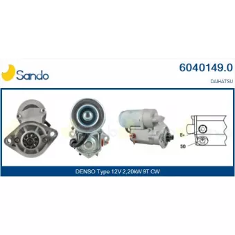 Démarreur SANDO 6040149.0