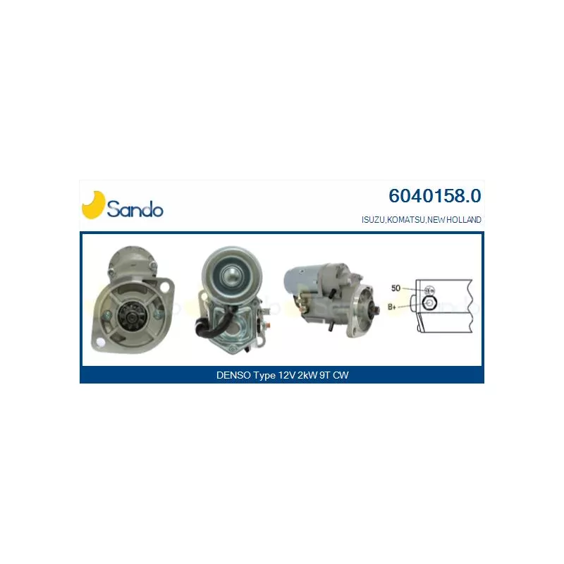 Démarreur SANDO 6040158.0