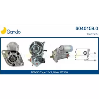 Démarreur SANDO 6040159.0