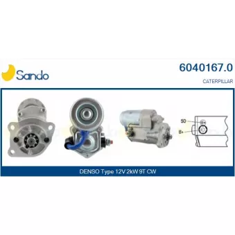 Démarreur SANDO 6040167.0