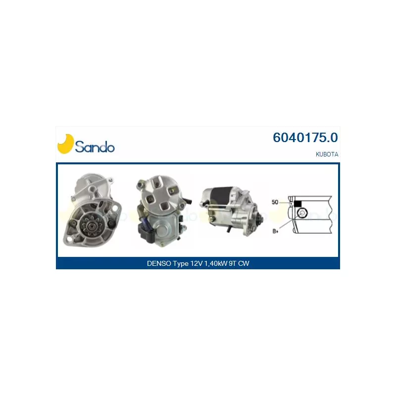 Démarreur SANDO 6040175.0