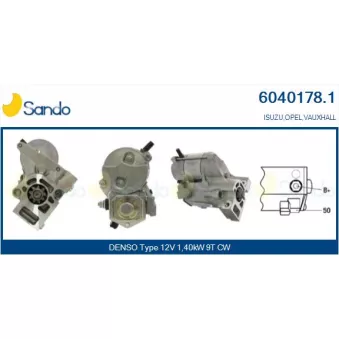 Démarreur SANDO 6040178.1