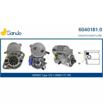 Démarreur SANDO 6040181.0
