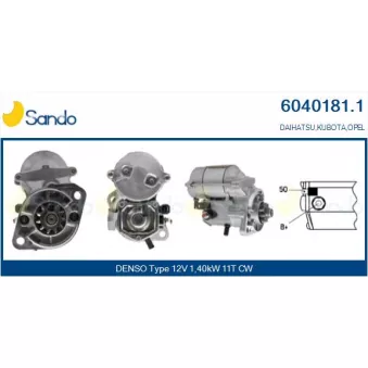 Démarreur SANDO 6040181.1
