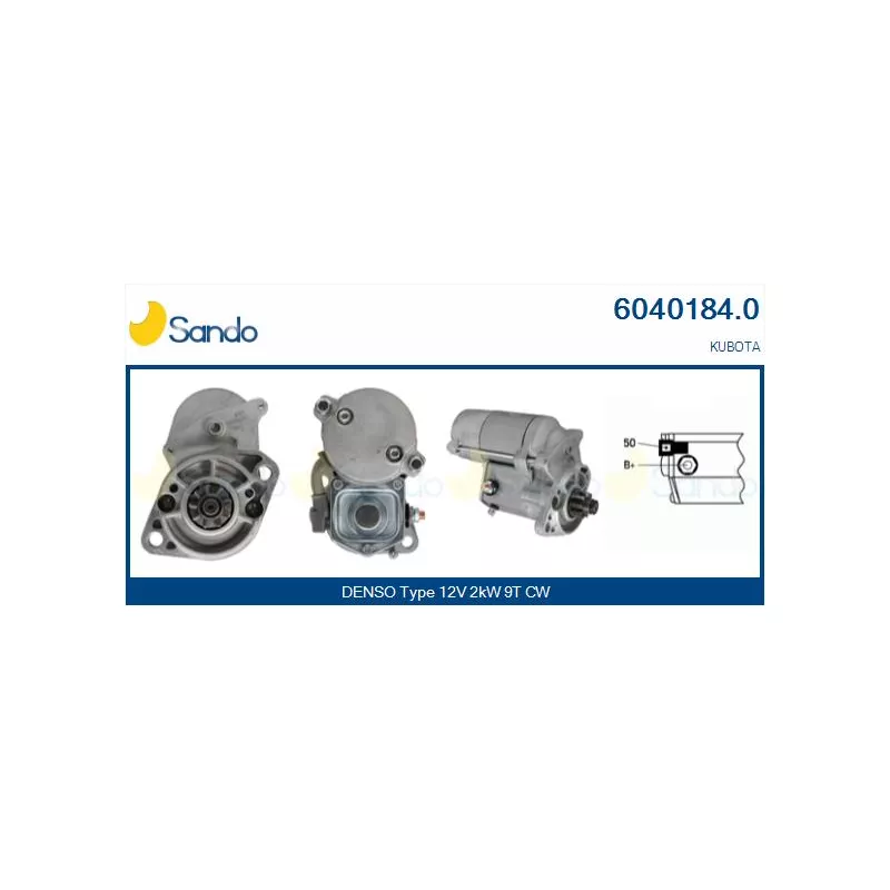 Démarreur SANDO 6040184.0