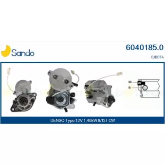 Démarreur SANDO 6040185.0