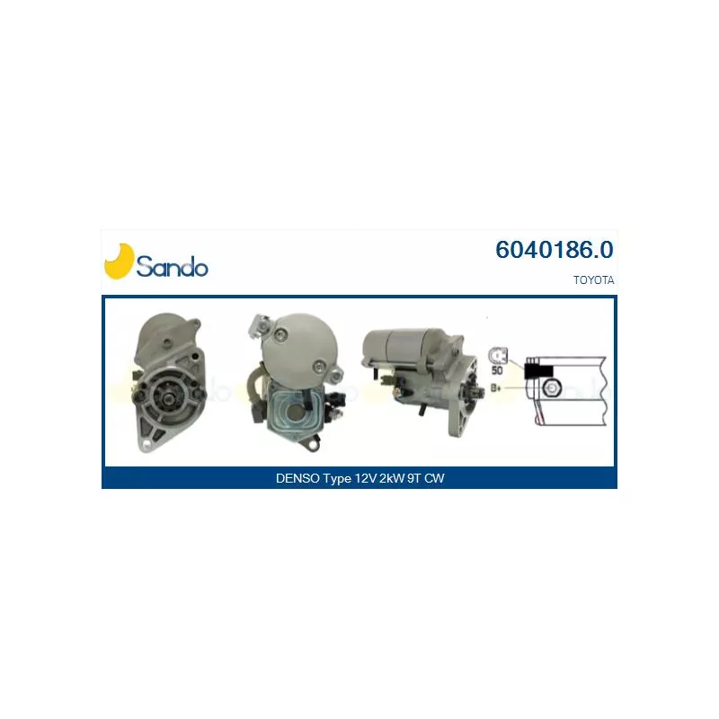 Démarreur SANDO 6040186.0