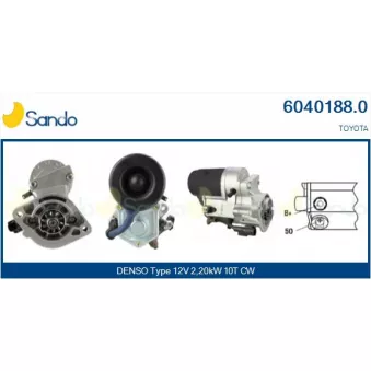 Démarreur SANDO 6040188.0