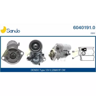 Démarreur SANDO 6040191.0