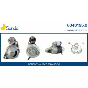 Démarreur SANDO 6040195.0