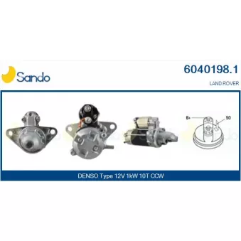 Démarreur SANDO 6040198.1