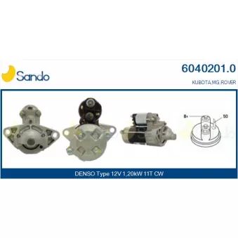 Démarreur SANDO 6040201.0