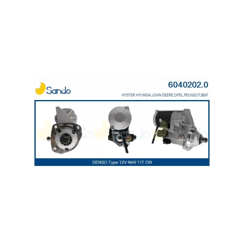 Démarreur SANDO 6040202.0