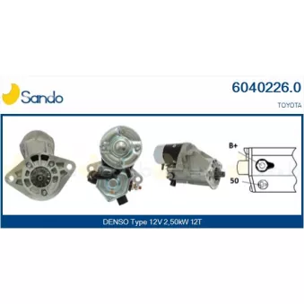 Démarreur SANDO 6040226.0