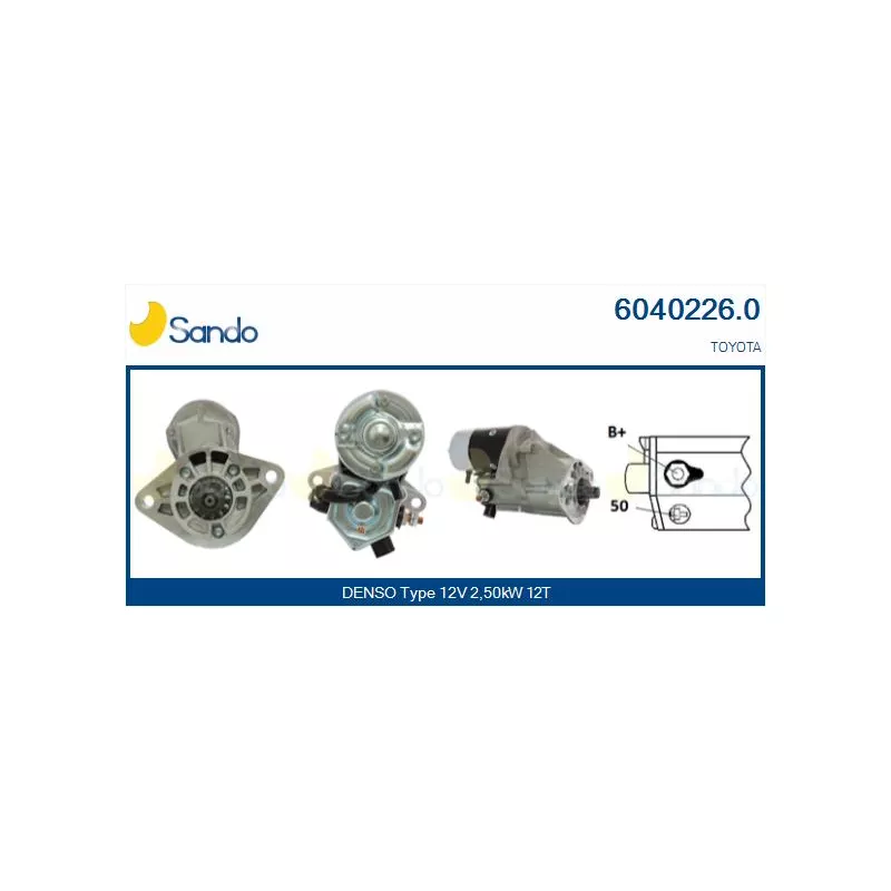 Démarreur SANDO 6040226.0