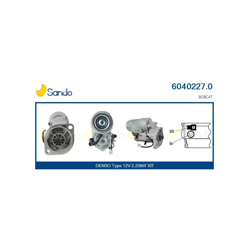 Démarreur SANDO 6040227.0