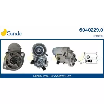 Démarreur SANDO 6040229.0