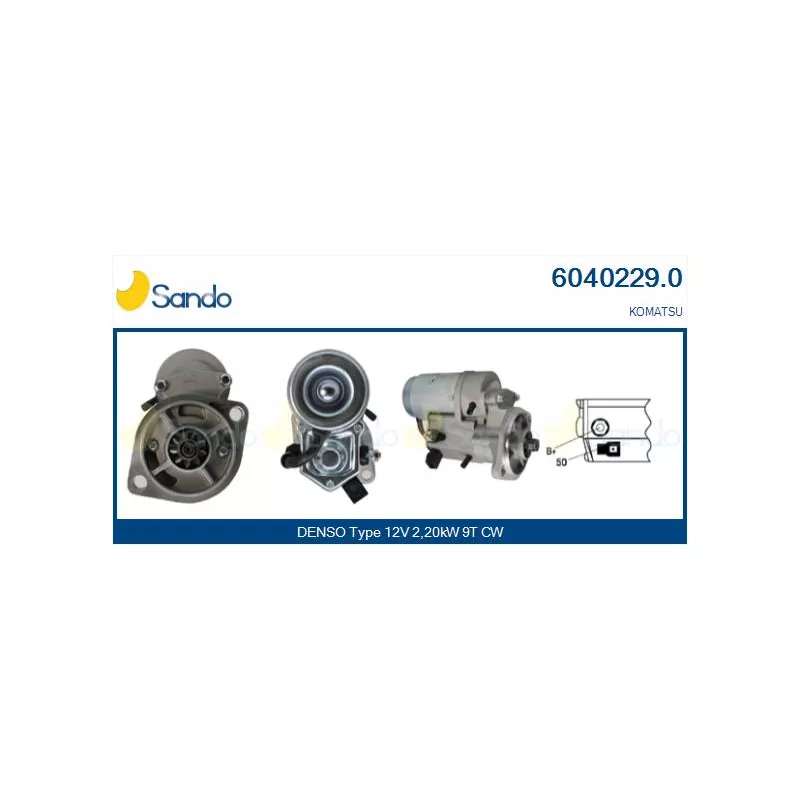 Démarreur SANDO 6040229.0
