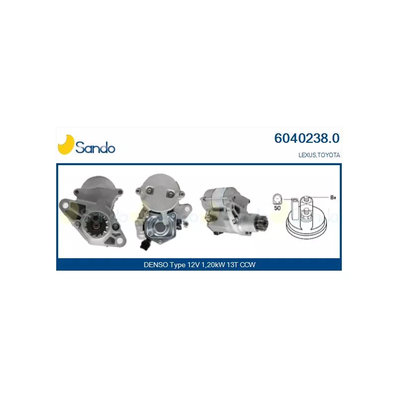 Démarreur SANDO 6040238.0
