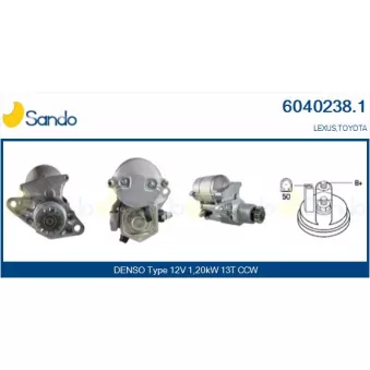 Démarreur SANDO 6040238.1