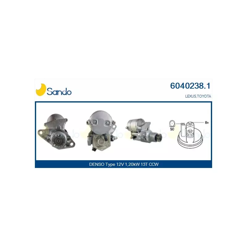 Démarreur SANDO 6040238.1