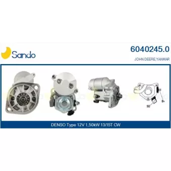 Démarreur SANDO 6040245.0